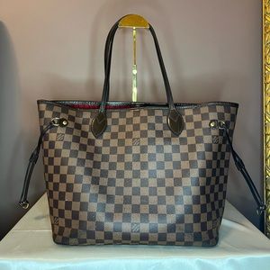 Authentic Louis Vuitton Neverfull MM Damier Ebene